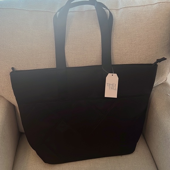New Time and Tru  black bag - Picture 1 of 12